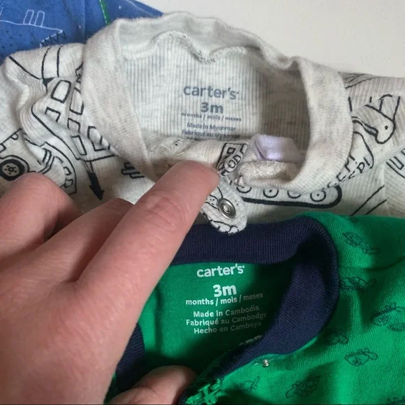 SOLD❗️ Baby Long Sleeve Coveralls 3 Pack - Picture 4 of 5